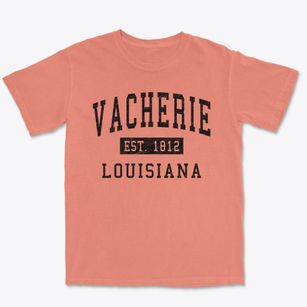 Vacherie Louisiana Classic Established Premium Heavyweight T-shirt