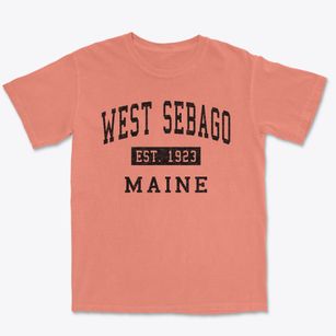 West Sebago Maine Classic Established Premium Heavyweight T-shirt