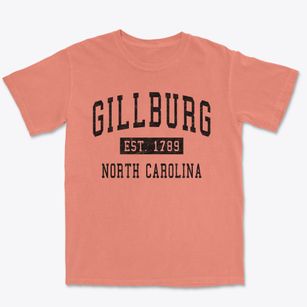 Gillburg North Carolina Classic Established Premium Heavyweight T-shirt