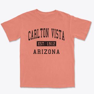 Carlton Vista Arizona Classic Established Premium Heavyweight T-shirt