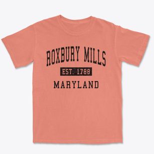 Roxbury Mills Maryland Classic Established Premium Heavyweight T-shirt