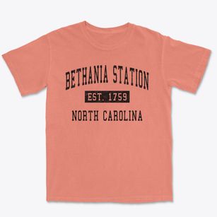 Bethania Station North Carolina Classic Established Premium Heavyweight T-shirt