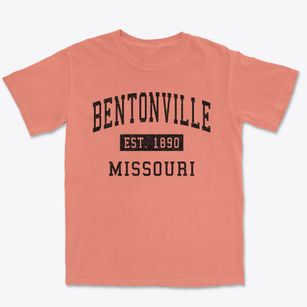 Bentonville Missouri Classic Established Premium Heavyweight T-shirt