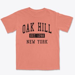 Oak Hill New York Classic Established Premium Heavyweight T-shirt
