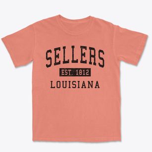 Sellers Louisiana Classic Established Premium Heavyweight T-shirt