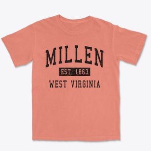 Millen West Virginia Classic Established Premium Heavyweight T-shirt