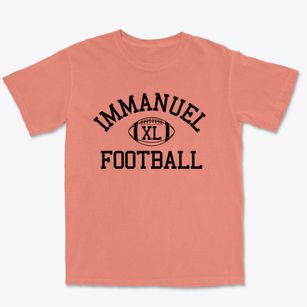 Immanuel Lutheran School Classic Football Premium Heavyweight T-shirt