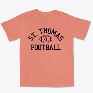 Saint Thomas The Apostle School Classic Football Premium Heavyweight T-shirt