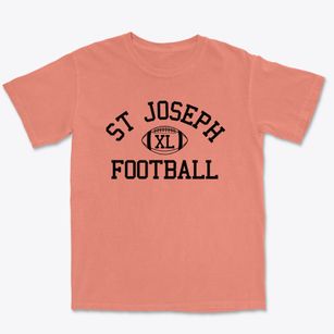 St Joseph Parish Classic Football Premium Heavyweight T-shirt