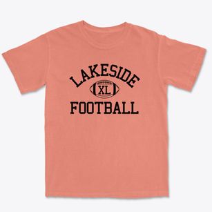 Lakeside School Classic Football Premium Heavyweight T-shirt