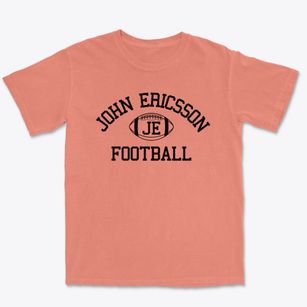 John Ericsson Junior High School Classic Football Premium Heavyweight T-shirt