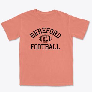 Hereford School Classic Football Premium Heavyweight T-shirt