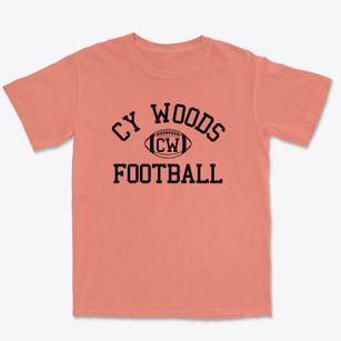 Cy Woods High School Classic Football Premium Heavyweight T-shirt