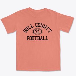 Bell County Homeschool Classic Football Premium Heavyweight T-shirt