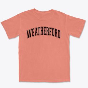 Weatherford Christian School Varsity Arch Premium Heavyweight T-shirt