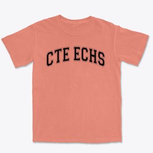 Cte Early College High School Varsity Arch Premium Heavyweight T-shirt