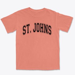 Saint Johns Lutheran School Varsity Arch Premium Heavyweight T-shirt