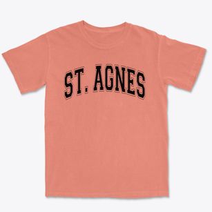 Saint Agnes School Varsity Arch Premium Heavyweight T-shirt