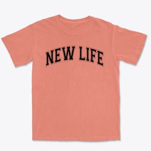 New Life Baptist Academy Varsity Arch Premium Heavyweight T-shirt