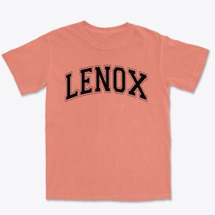 Lenox Memorial Middle And High School Varsity Arch Premium Heavyweight T-shirt