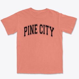 Pine City High School Varsity Arch Premium Heavyweight T-shirt