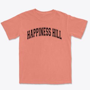 Happiness Hill Christian Varsity Arch Premium Heavyweight T-shirt