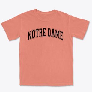 Notre Dame High School Varsity Arch Premium Heavyweight T-shirt