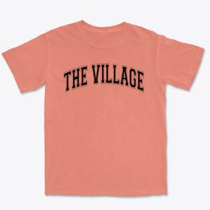 The Village Charter School Varsity Arch Premium Heavyweight T-shirt