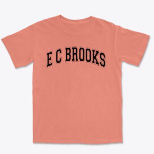 E C Brooks Elementary School Varsity Arch Premium Heavyweight T-shirt