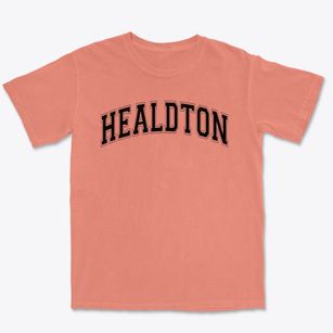 Healdton Elementary School Varsity Arch Premium Heavyweight T-shirt
