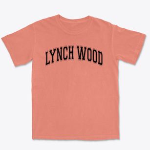 Lynch Wood Elementary School Varsity Arch Premium Heavyweight T-shirt