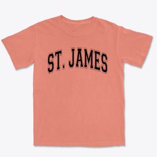 St. James Intermediate School Varsity Arch Premium Heavyweight T-shirt