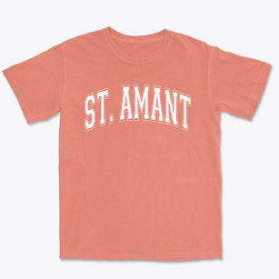 St. Amant Primary Varsity Arch Premium Heavyweight T-shirt