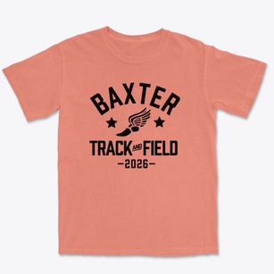 Baxter Elementary School Track and Field Premium Heavyweight T-shirt