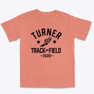 Turner Elementary School Track and Field Premium Heavyweight T-shirt