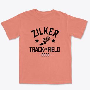 Zilker Elementary School Track and Field Premium Heavyweight T-shirt