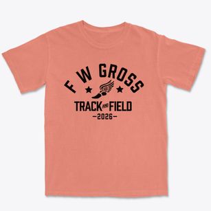 F W Gross Elementary School Track and Field Premium Heavyweight T-shirt