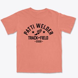 Patti Welder High School Track and Field Premium Heavyweight T-shirt