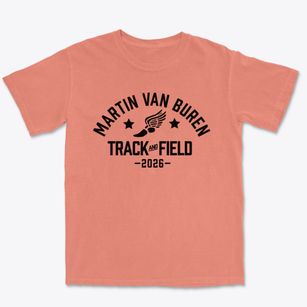 Martin Van Buren Track and Field Premium Heavyweight T-shirt