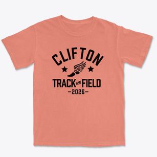 Clifton Elementary School Track and Field Premium Heavyweight T-shirt