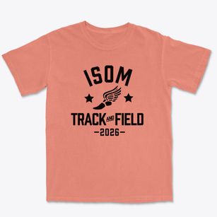 Isom Intermediate School Track and Field Premium Heavyweight T-shirt