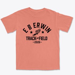 E B Erwin Elementary School Track and Field Premium Heavyweight T-shirt
