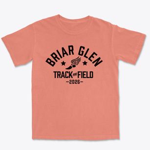 Briar Glen Elementary School Track and Field Premium Heavyweight T-shirt