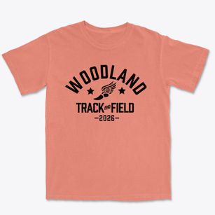 Woodland Elementary School Track and Field Premium Heavyweight T-shirt