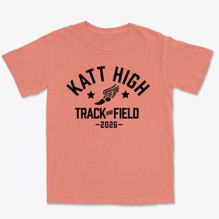 Katt High Track and Field Premium Heavyweight T-shirt