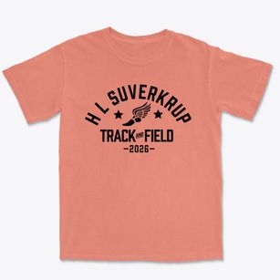 H L Suverkrup School Track and Field Premium Heavyweight T-shirt