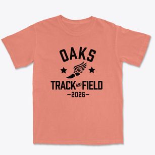 Oaks High School Track and Field Premium Heavyweight T-shirt