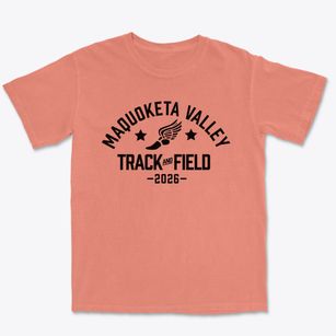 Maquoketa Valley High School Track and Field Premium Heavyweight T-shirt