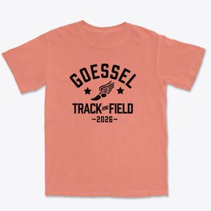 Goessel High School Track and Field Premium Heavyweight T-shirt