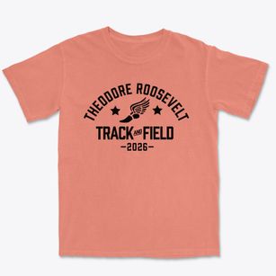 Theodore Roosevelt Middle School Track and Field Premium Heavyweight T-shirt